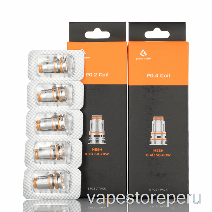 Bobinas De Repuesto Vape Desechables Geek Vape P Bobina 0.15ohm P Xm